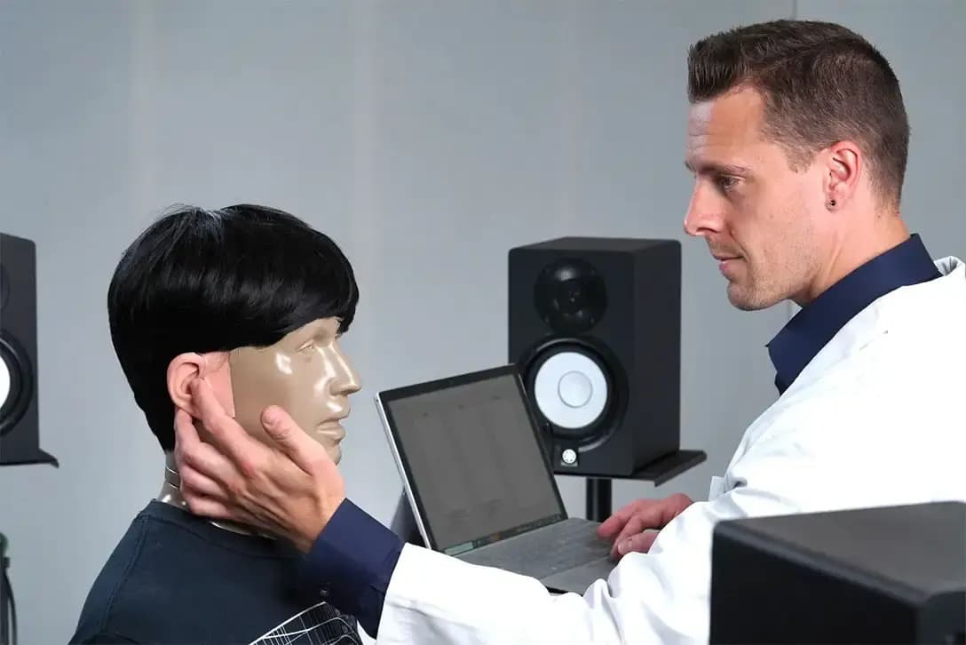 Steve in HearAdvisor Lab